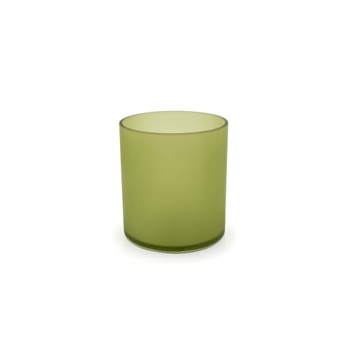 Nassau Cylinder Wastebasket, 6.5 Quart, Sage